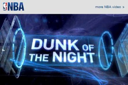 NBA Dunk of the night.